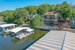 Drone view of Seagull 1 House & Dock
